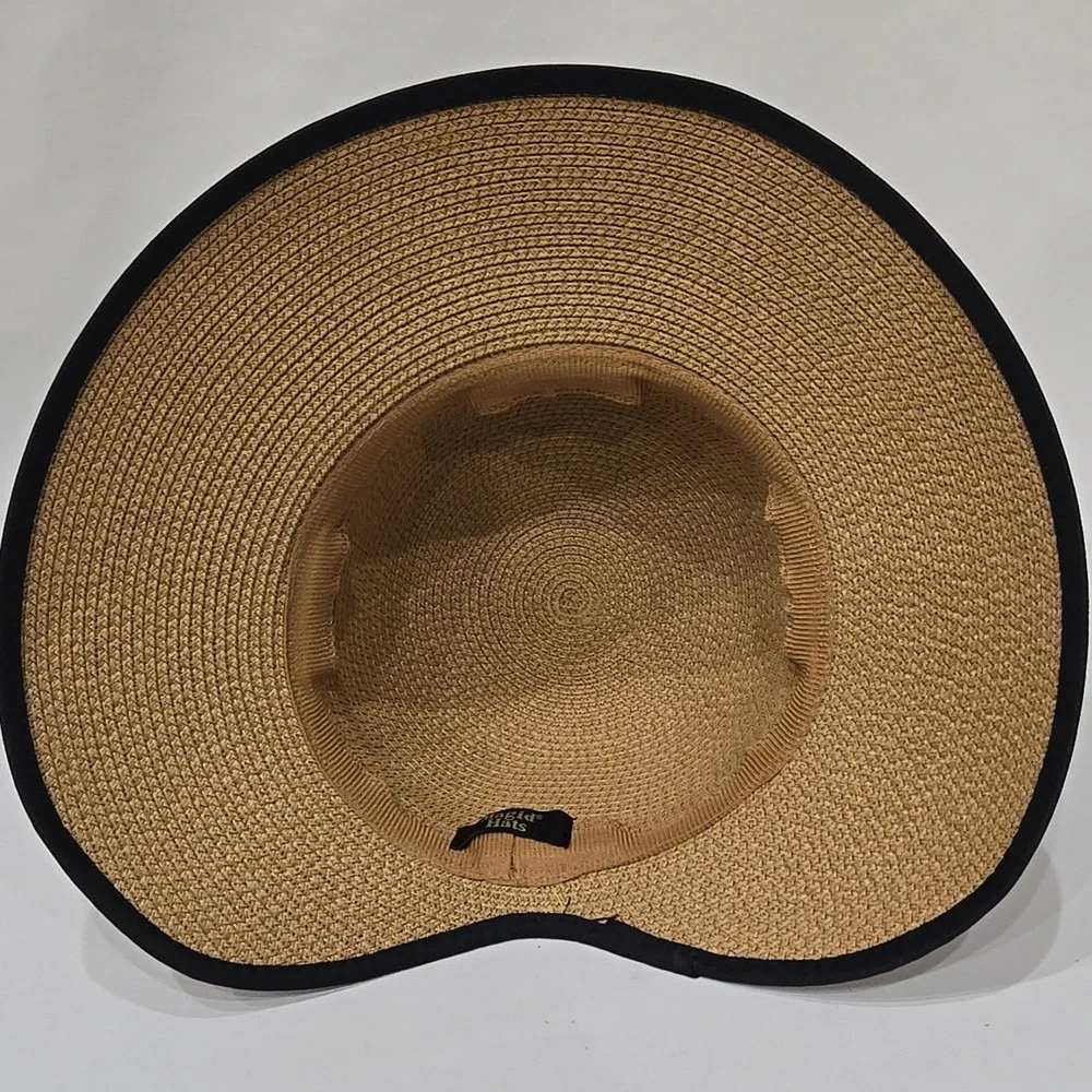Magid Hats Straw Sun Hat Coastal Bonnet‎ Wide Brim Beach Travel - Picture 11 of 16